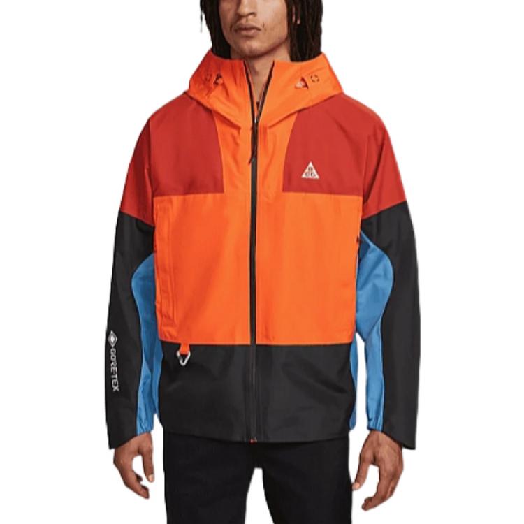Куртка Nike Storm-FIT ADV ACG Contrast Color Stitching Zipper Hooded Long Sleeves Jacket Men's Colorblock DB3559-817, разноцветный — фото 2