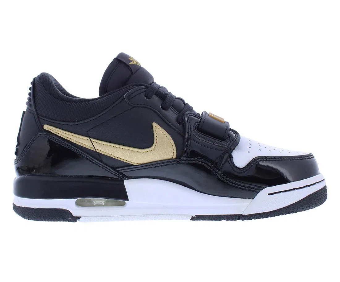 Детские кроссовки для мальчиков Air Jordan Legacy 312 Low NIKE, Black Gold White Black — фото 2