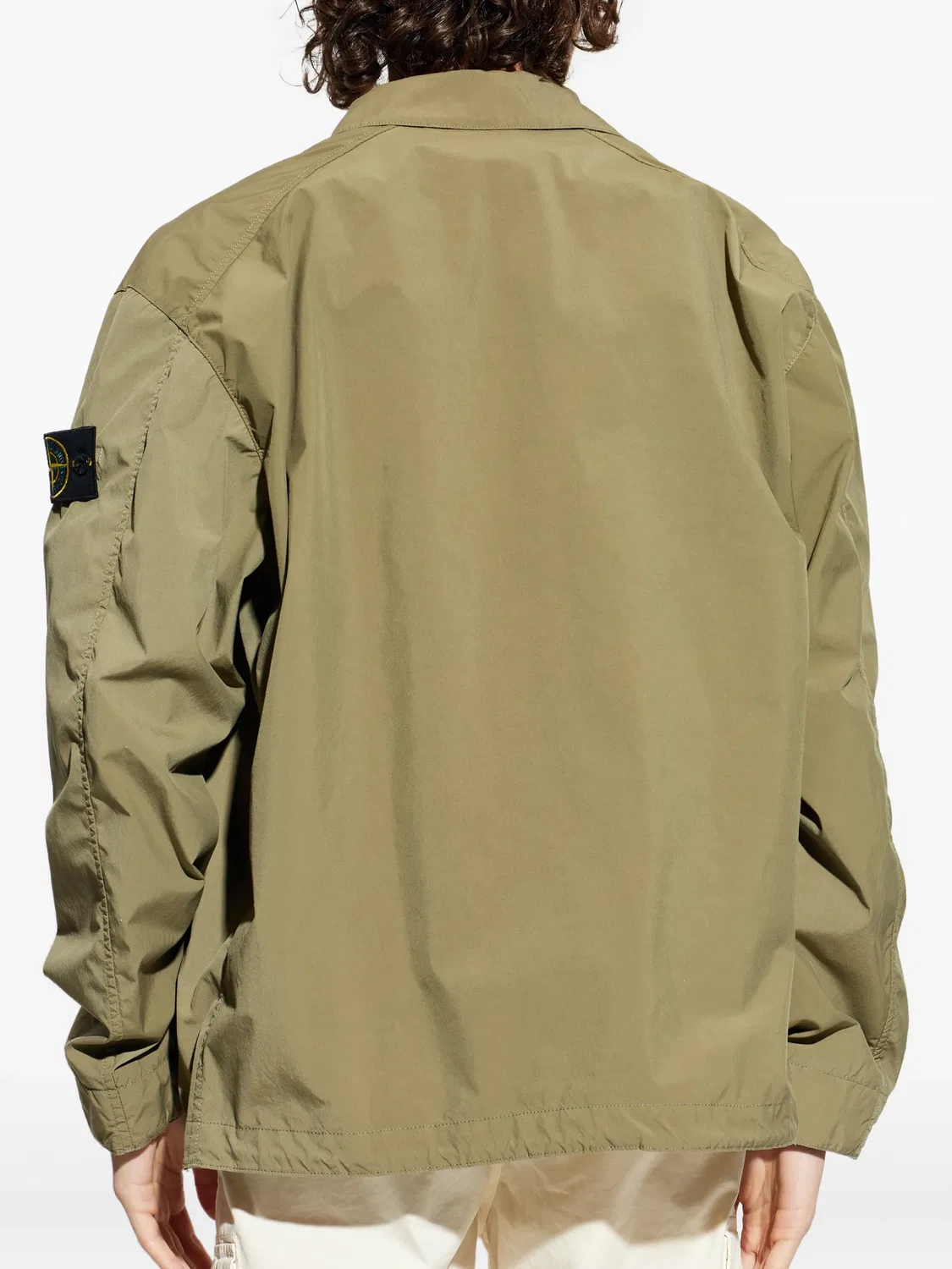 Бомбер с застежкой на пуговицы Stone Island, нейтральные — фото 2