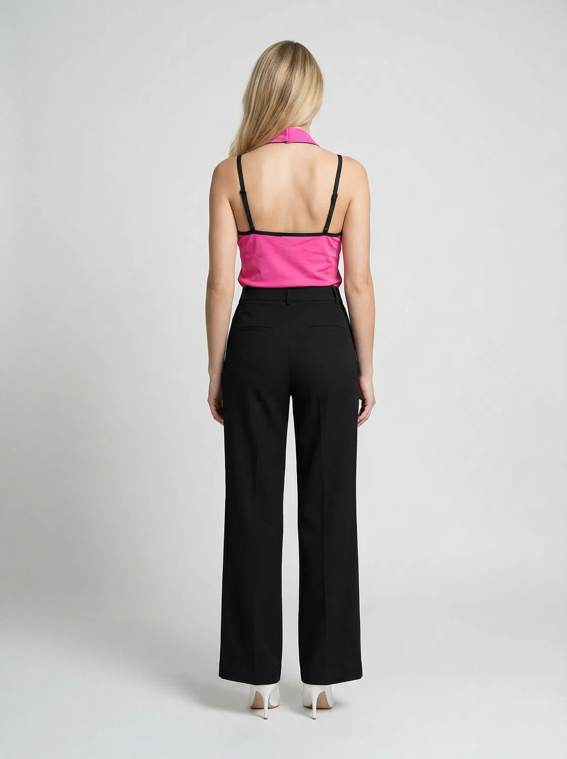 Женская футболка без рукавов Pink Virgin Wool Sleeveles T-Shirt Dolce & Gabbana, Pink — фото 2