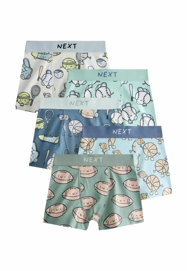 Комплект трусов спортивных Regular Fit Boxers Trunks 5 Pack Next pastel sports