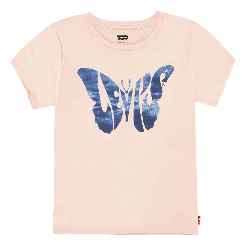Детская футболка с коротким рукавом Levi's, Pink