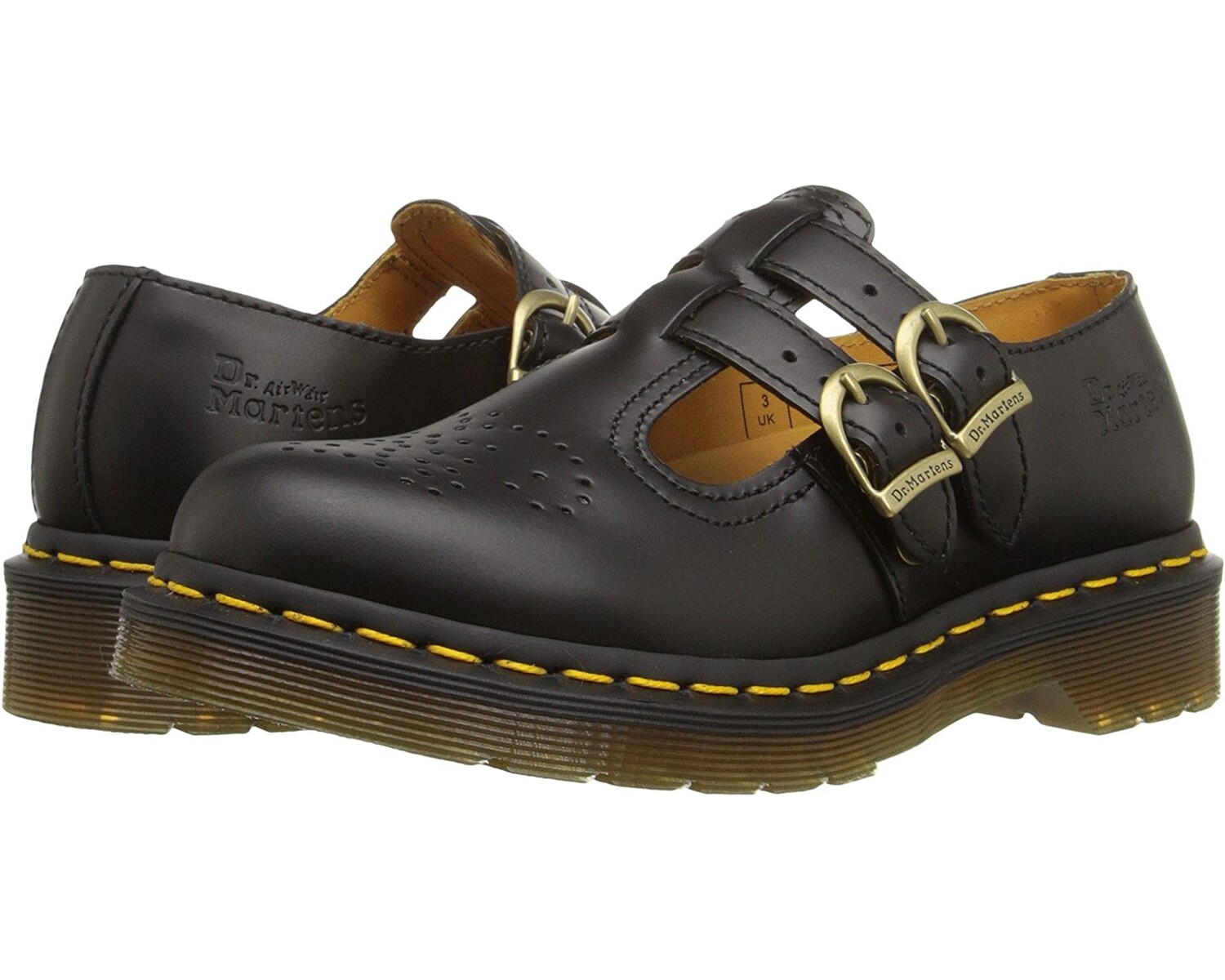 Лоферы Dr. Martens 8065 Mary Jane, кожаные, черные