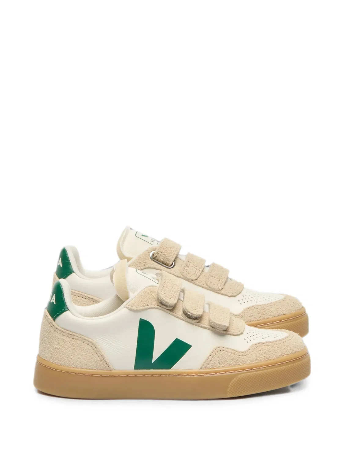 Кроссовки на липучках Veja Kids, нейтральные цвета