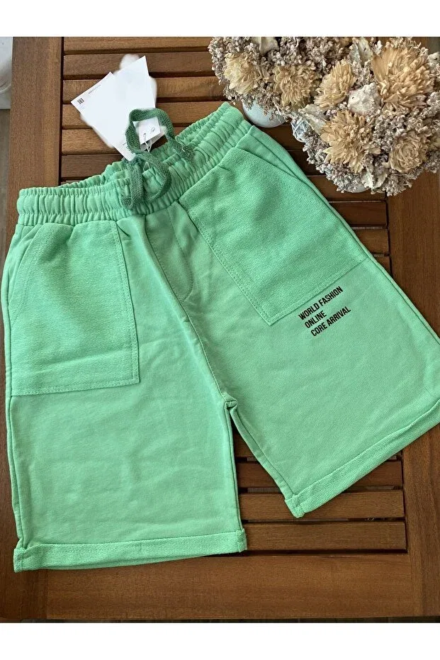 Детские шорты для мальчиков с эластичным поясом Baby Green
