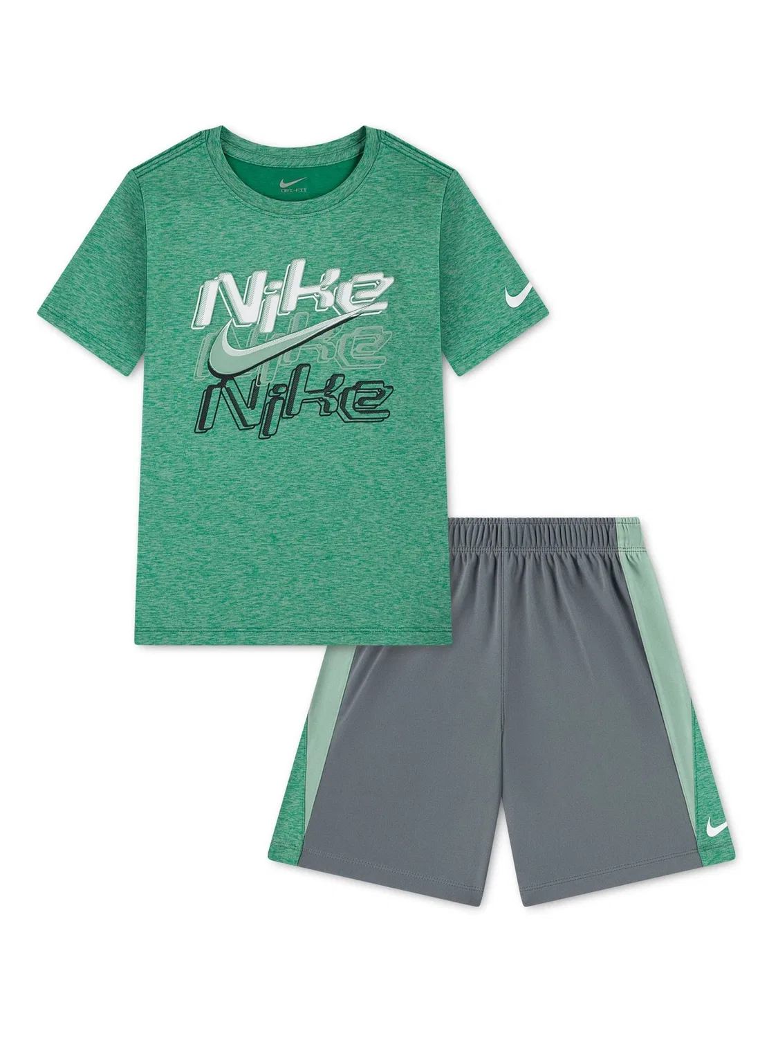 Спортивный костюм Nike Drop Top & Shorts, серый