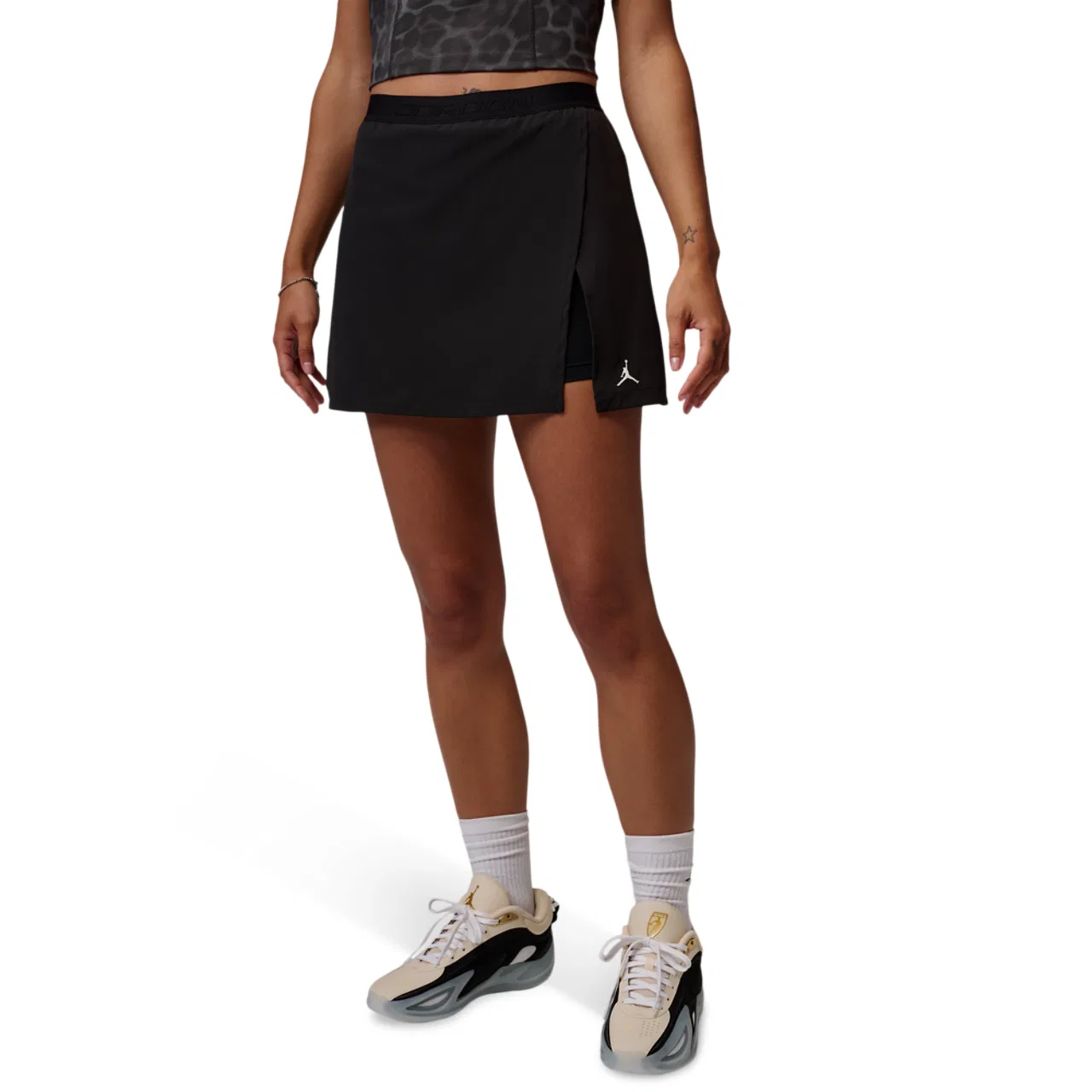 Юбка женская Sport Essentials Dri-FIT Jordan, черный — фото 3
