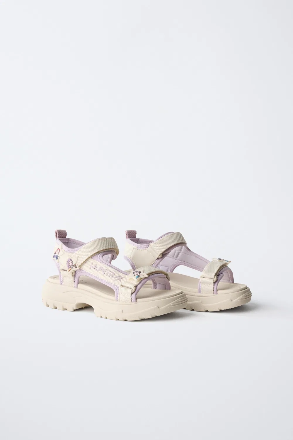 Технические сандалии HUNTRIX KPOP DEMON HUNTERS NETFLIX ZARA, Beige — фото 2