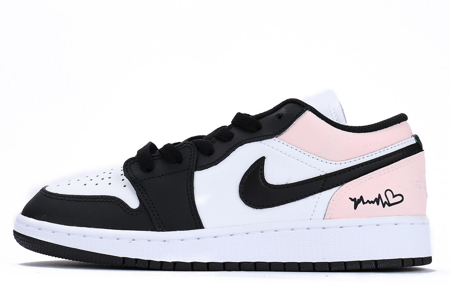 

Кроссовки Air JORDAN 1 Vintage Basketball Shoes Women's Low-Top Black Pink, Черный, Кроссовки Air JORDAN 1 Vintage Basketball Shoes Women's Low-Top Black Pink