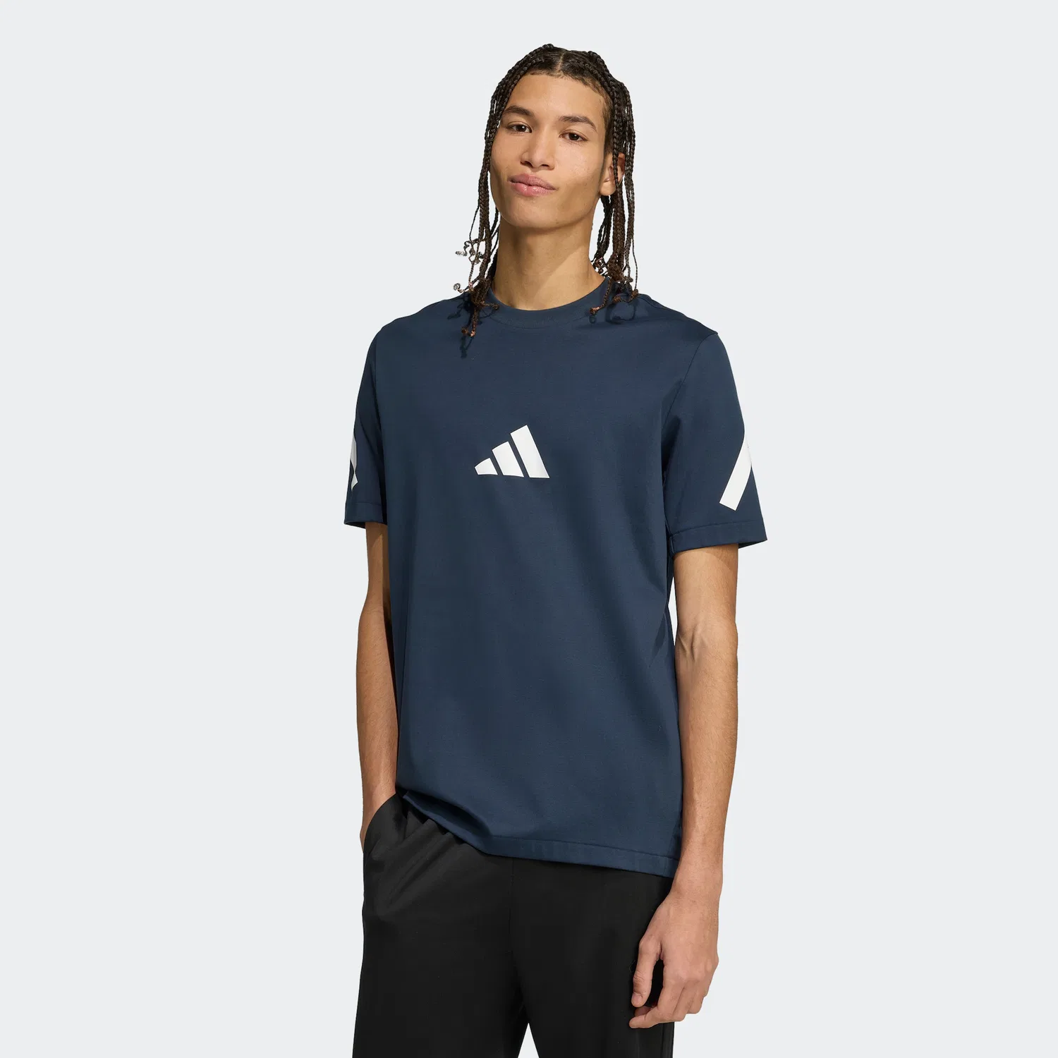 Детская футболка спортивная с принтом Adidas Sportswear, Aurora Ink