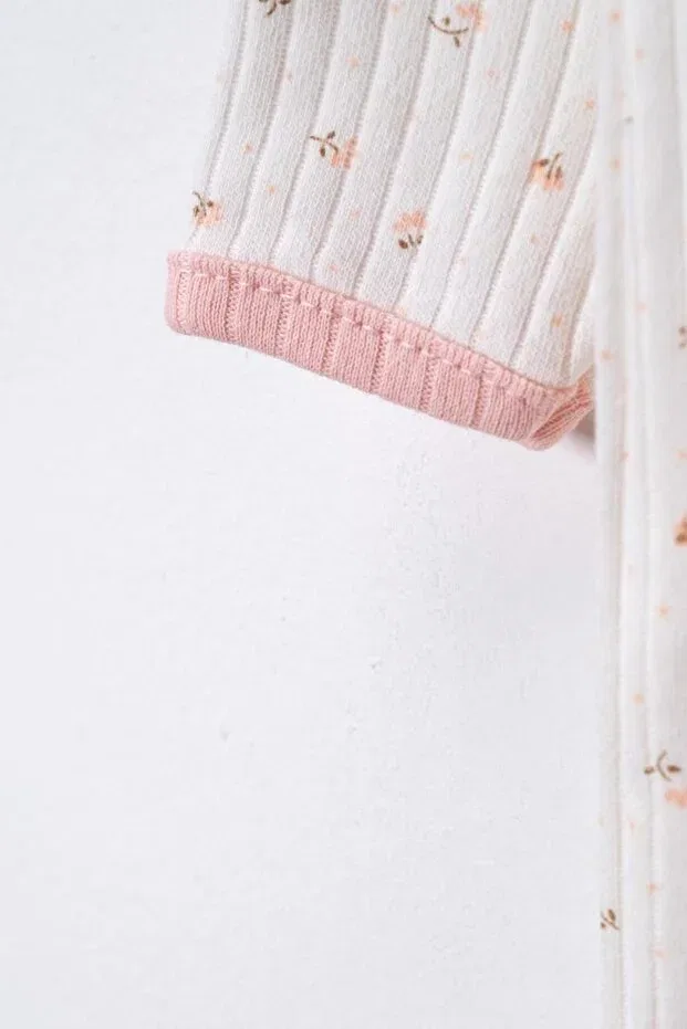 Детский комплект комбинезонов для девочек хлопковый Basics Enia Baby, Multicolor — фото 4