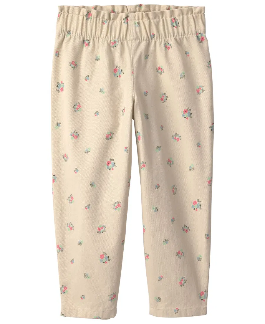 Комплект из топа с длинным рукавом и брюк Carter's, Olive Green Cream — фото 2