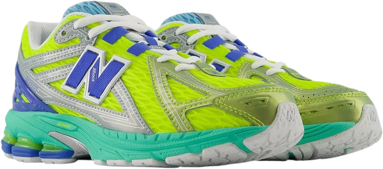 Детские кроссовки для девочек с принтом New Balance 1906 LACE Running Big Kids Casual Shoes (G19064IK) New Balance, Alkaline Green — фото 3