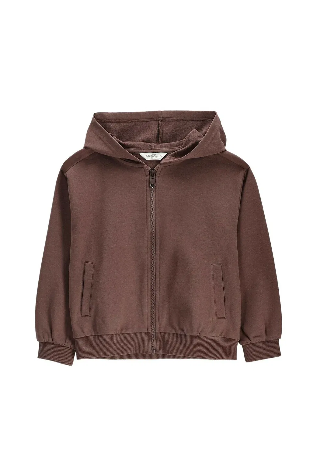 Kapuzensweatjacke - толстовка на молнии Coccodrillo, Brown