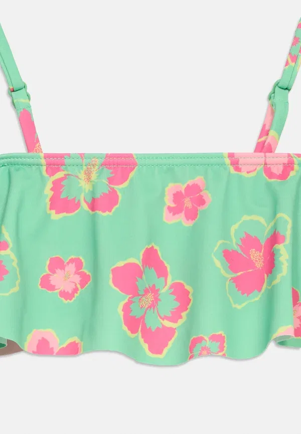 Купальник с цветочным принтом Tropicool set, Roxy, Green, зеленый — фото 3