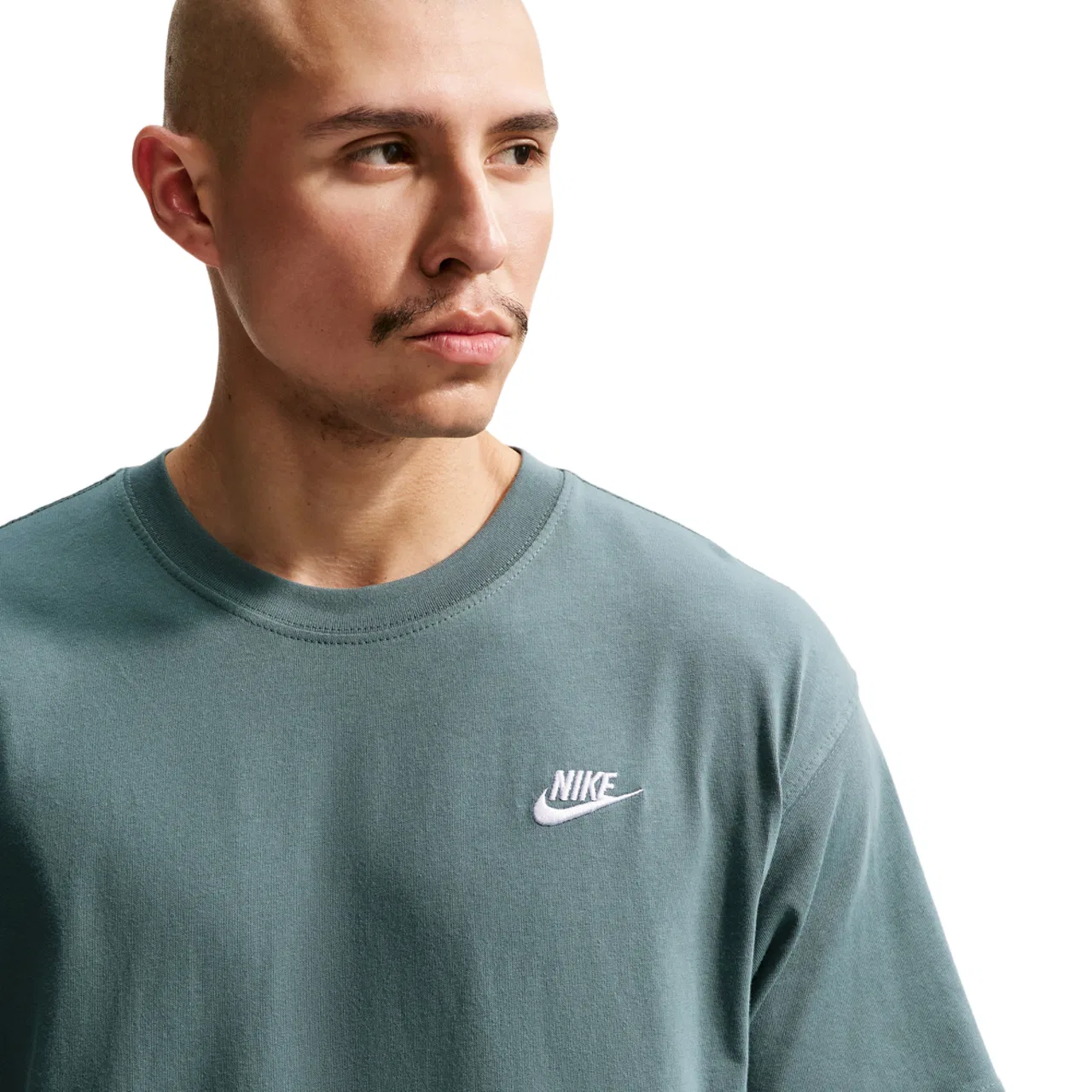Футболка мужская Max 90 Club Nike, белый/зеленый — фото 3