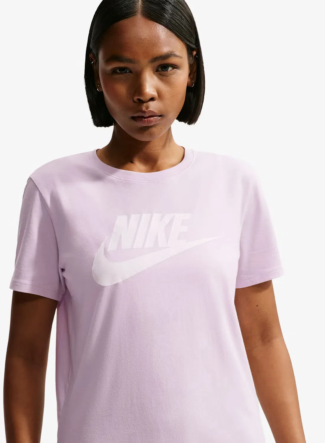 Футболка с принтом Nike NSW Club Icon, лиловый — фото 3
