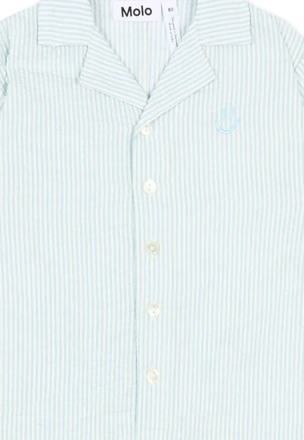 Комбинезон хлопковый Pagliaccetti Molo light blue, светло-голубой — фото 3