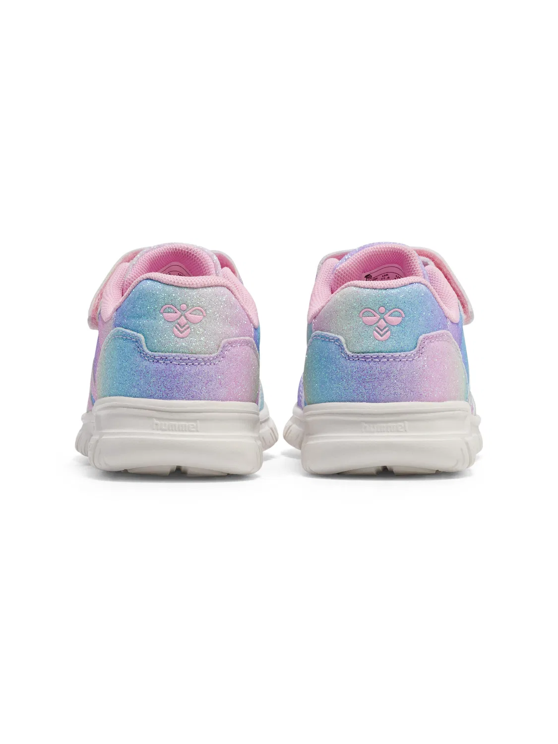 Детские кроссовки с блестками Crosslite Glitter Hummel, Bunt Violett — фото 2