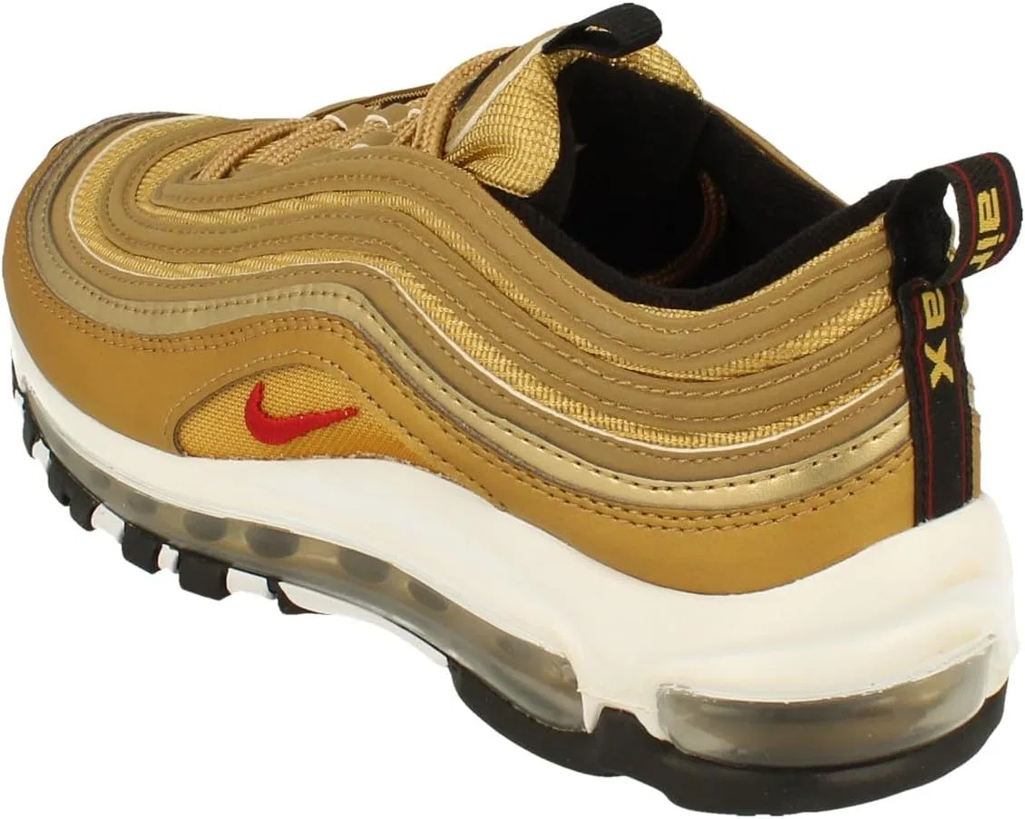 Детские кроссовки для мальчиков Air Max 97 Nike, Metallic Gold — фото 2