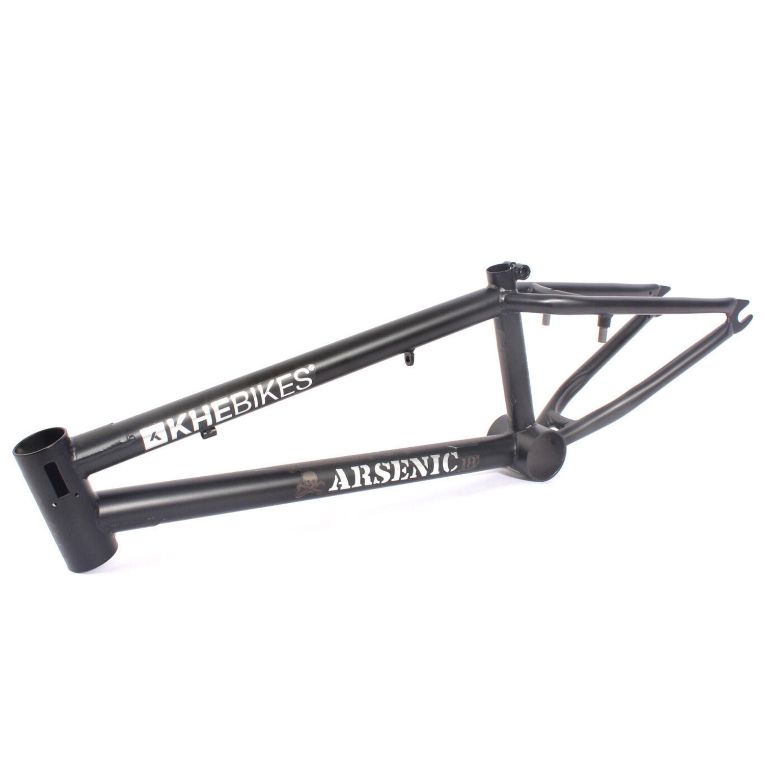

Велосипедная рама BMX Мышьяк 18" четная сталь Khebikes, черный