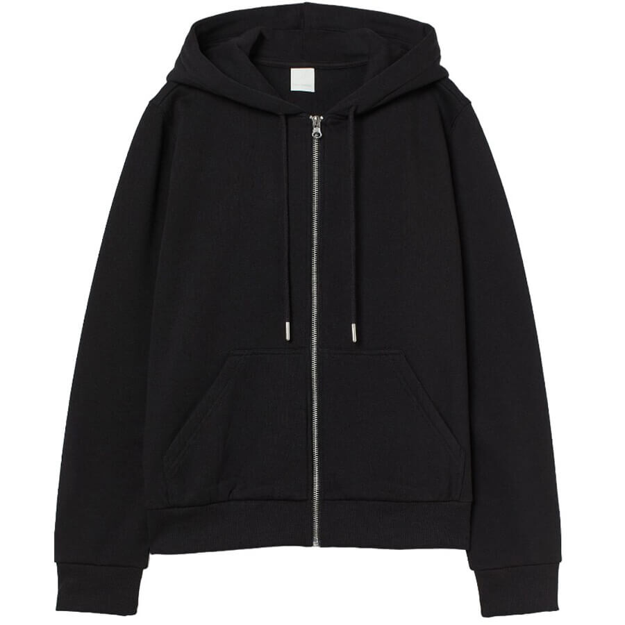 

Толстовка H&M Hooded Jacket, черный