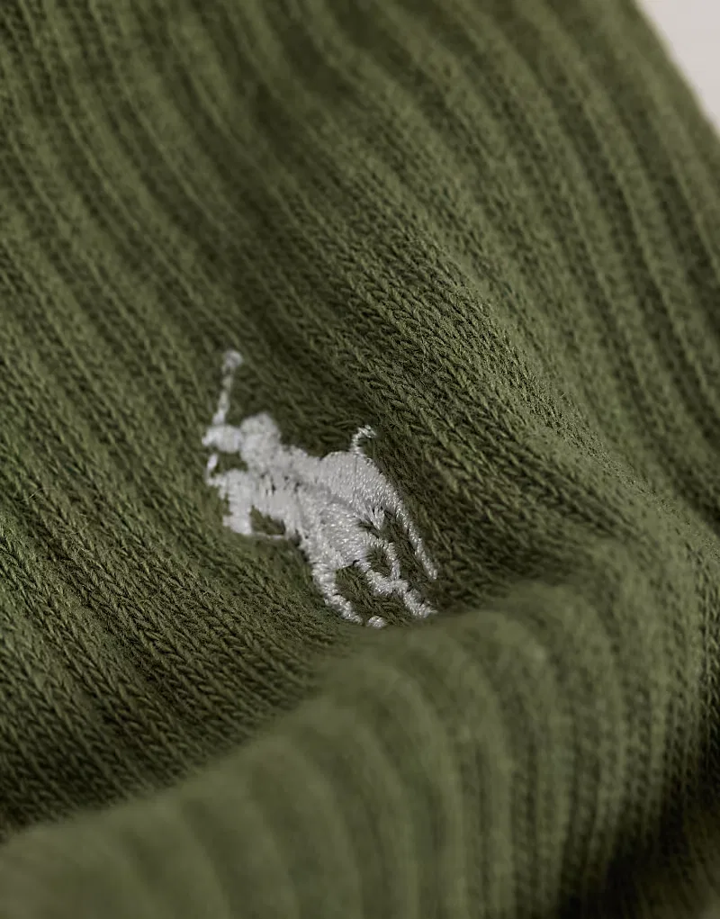 Носки высокие с логотипом Icon 3 шт Polo Ralph Lauren, зеленый — фото 2