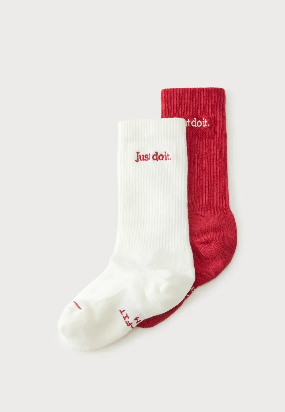 Универсальный комплект из 2 спортивных носков Nike Performance, Red/White