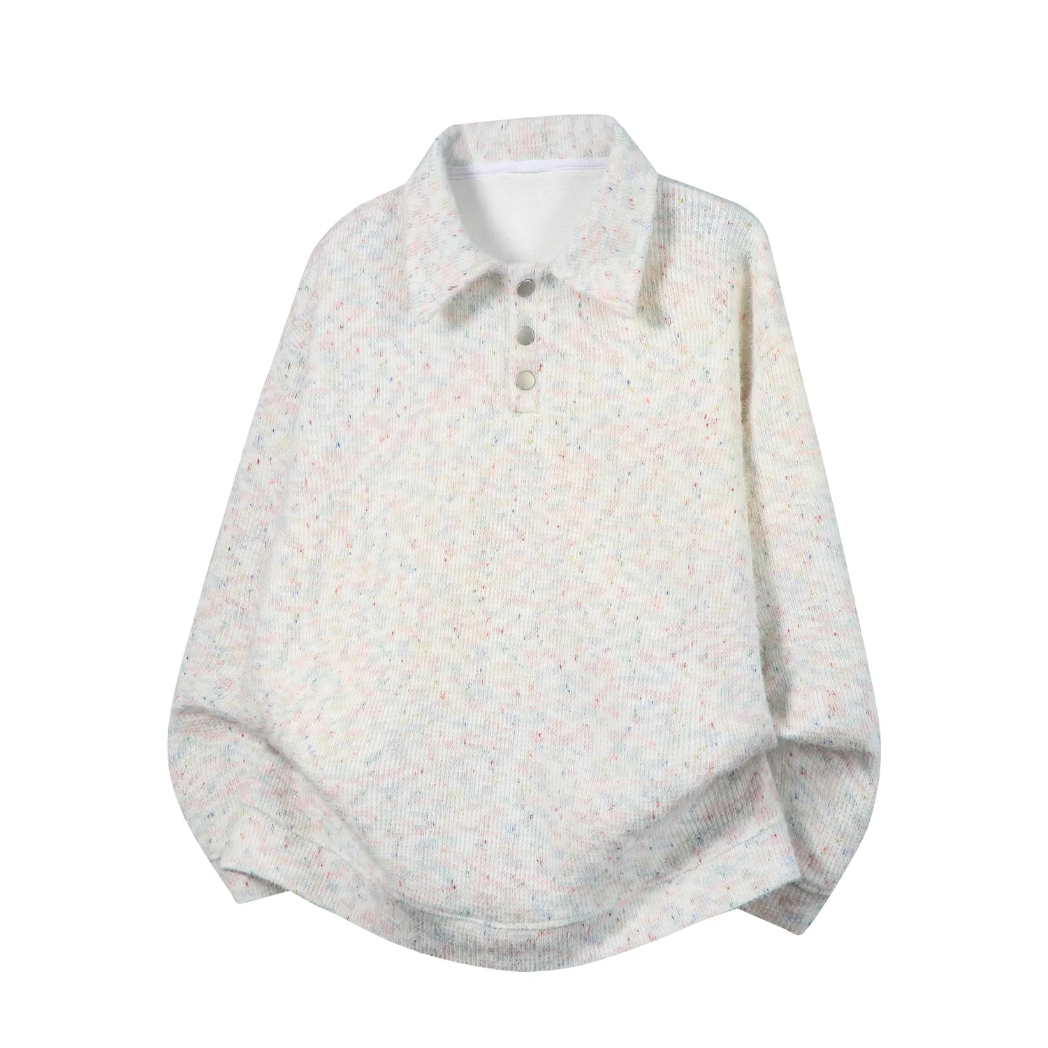 Толстовка с лацканом Unisex Moderate Regular GWAF, Multicolor Dots