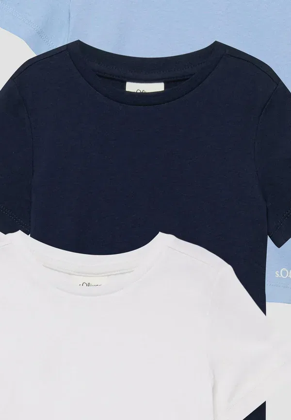 Комплект из 3 футболок с круглым вырезом Basic T-shirt S.Oliver, белый — фото 3