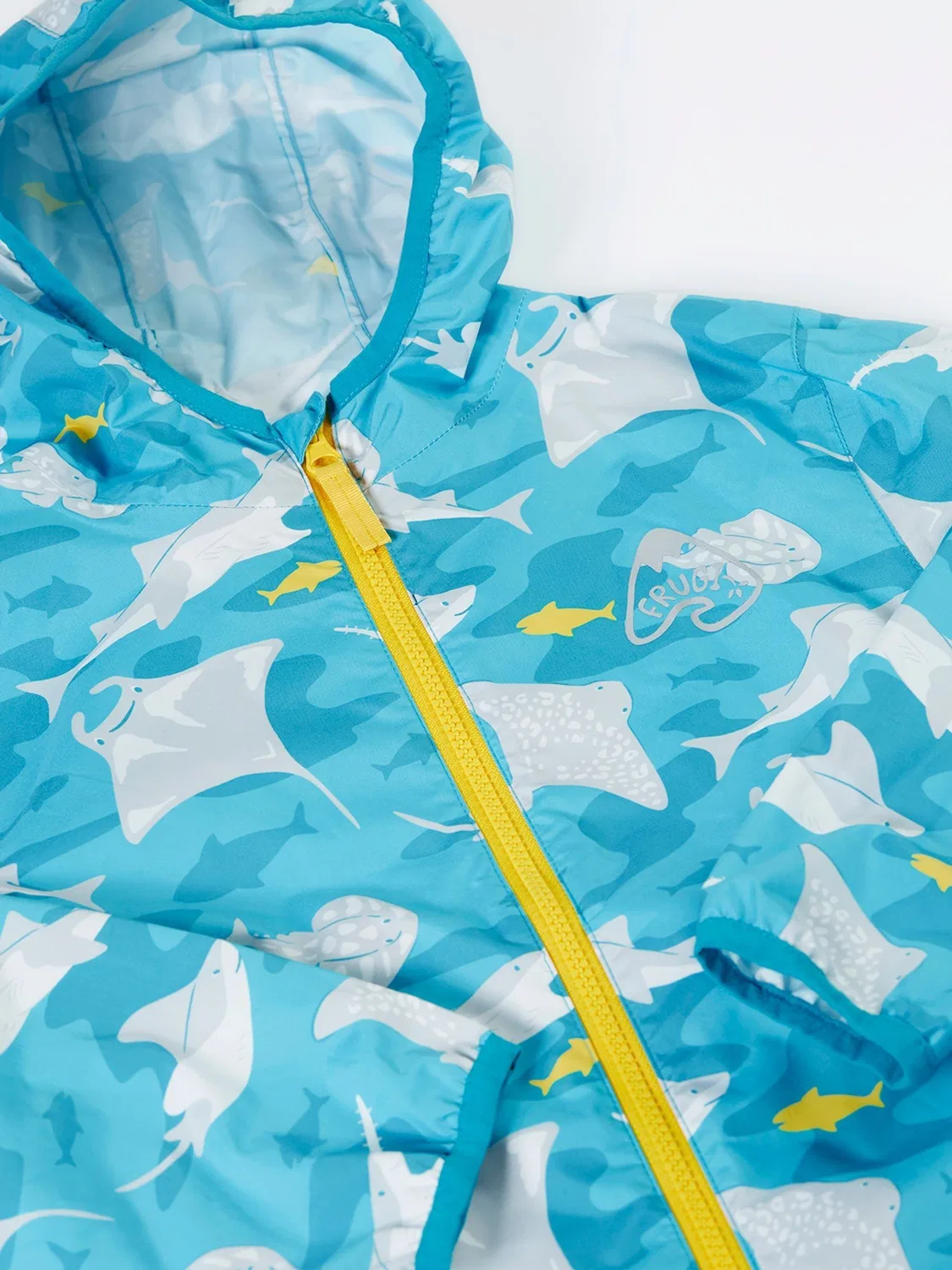 Куртка дождевая Rain Or Shine Frugi, синий — фото 4