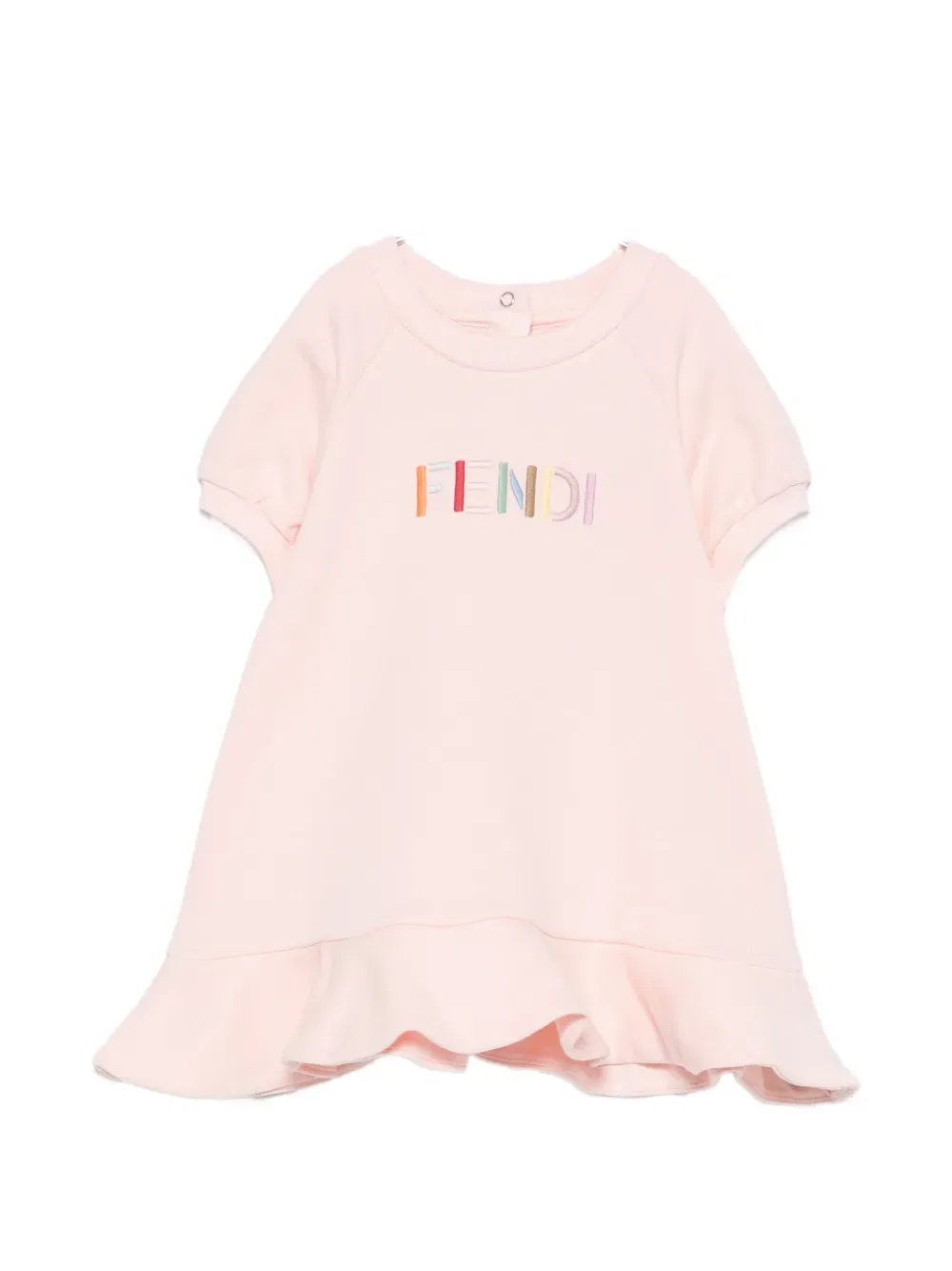 Платье повседневное Fendi Kids, розовый