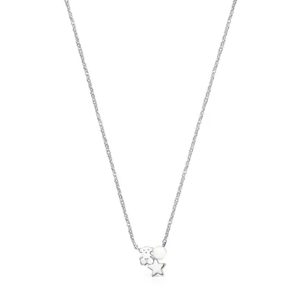 

Колье Tous Nocturne With Pearl, серебро/жемчуг