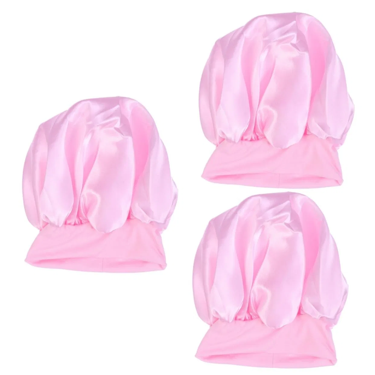 Шапочка для душа Satin, Beavorty, 3 шт, розовый