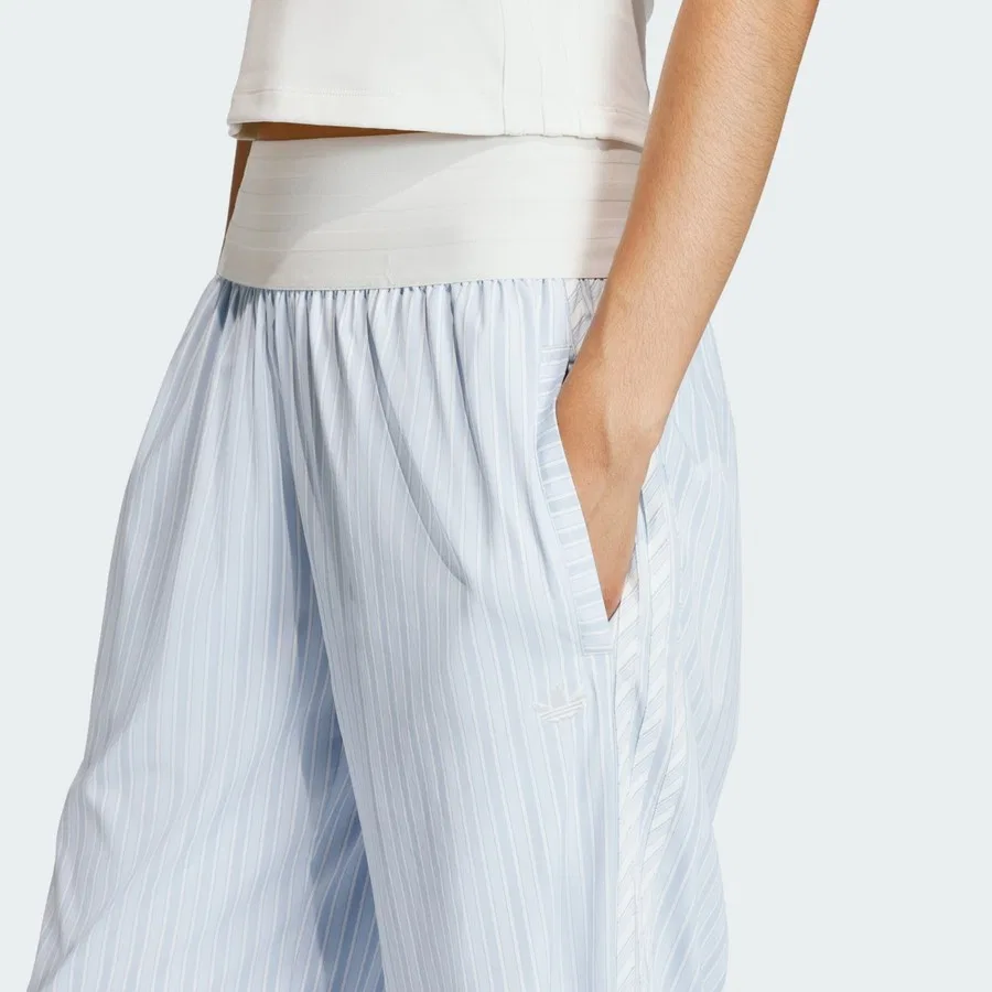 Спортивные брюки с эластичным поясом Originals Poplin Pants adidas, Синий — фото 4