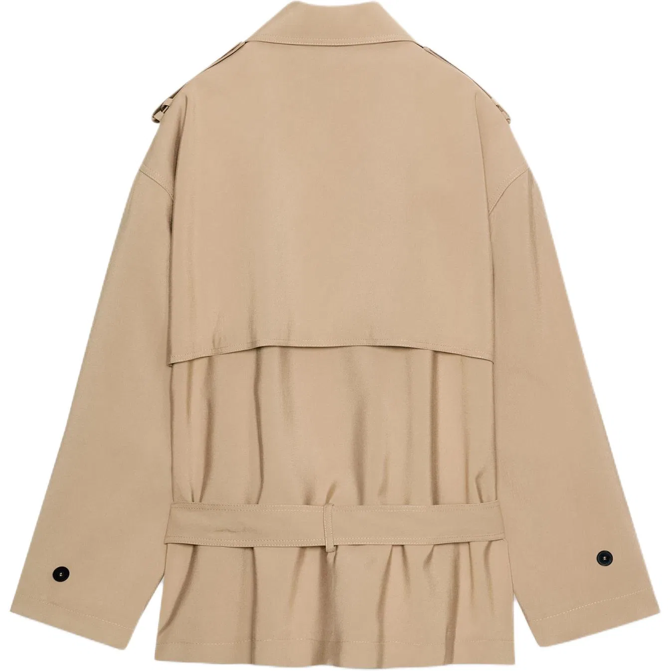 Женский тренчкот Light Camel ZARA — фото 3