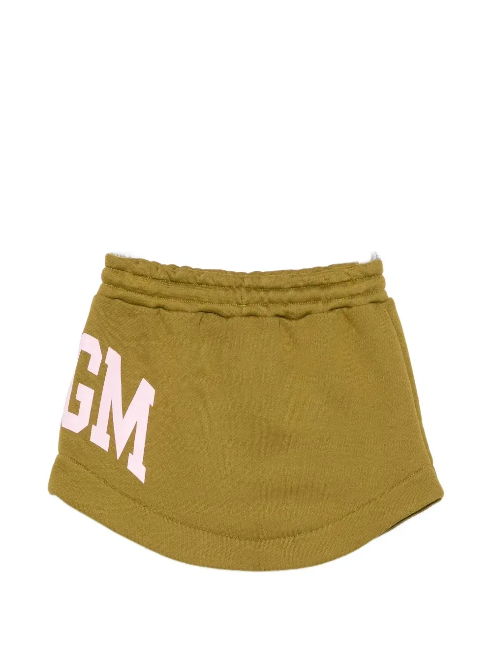 Юбка на шнуровке с логотипом Msgm Kids, зеленый — фото 2
