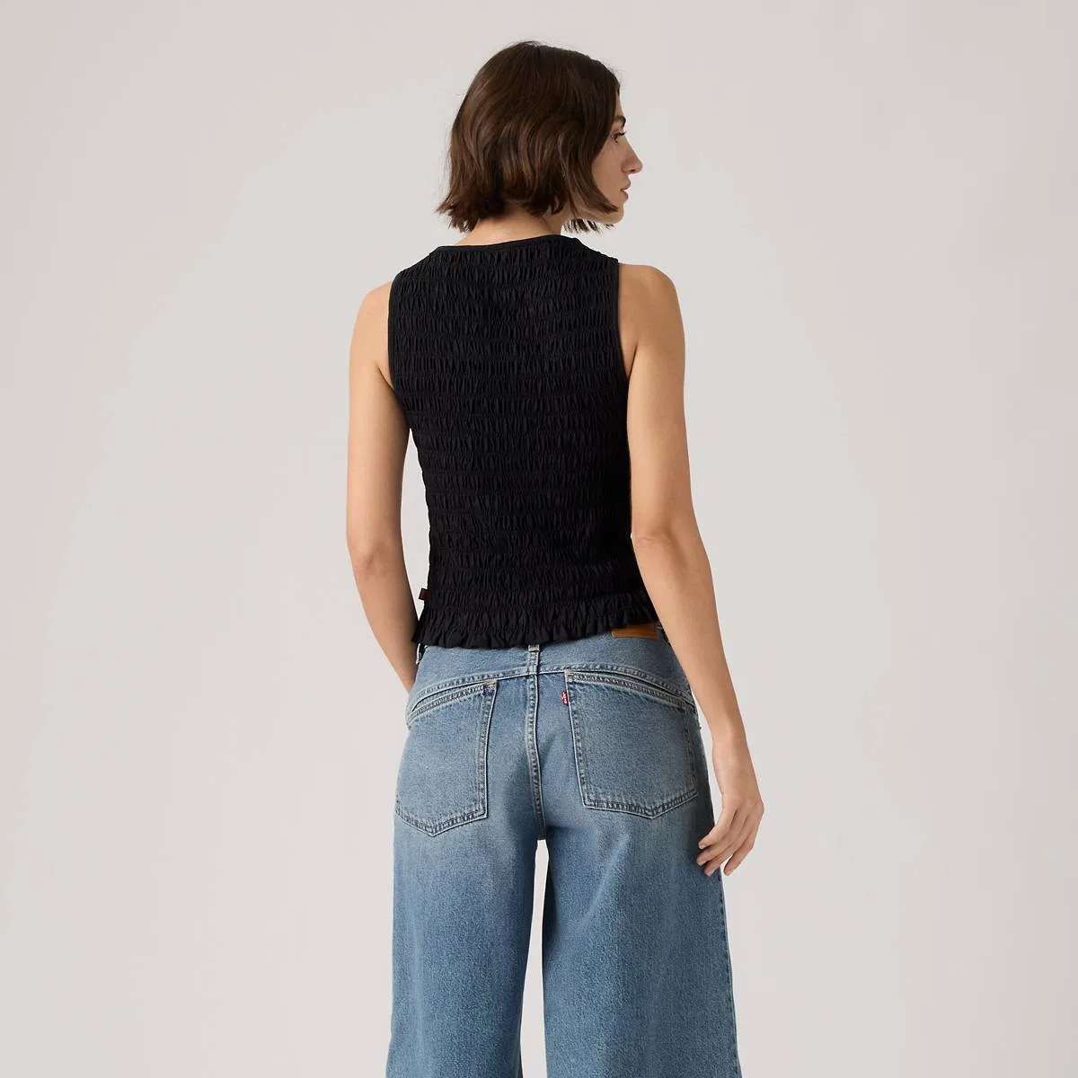 Топ Bella со сборками Levi's, Anthracite Night - Black — фото 4