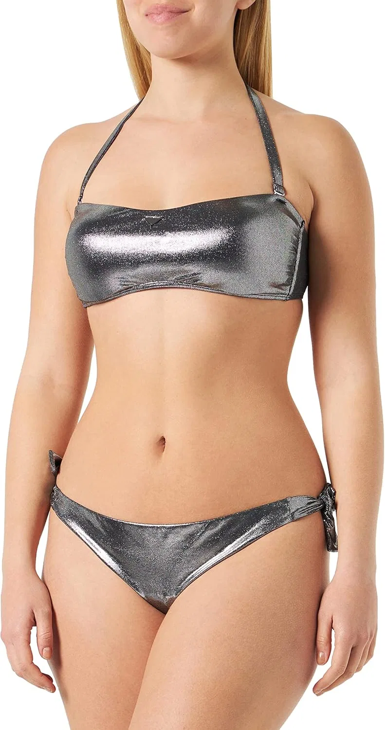 Женский бикини с горошком Emporio Armani, Black