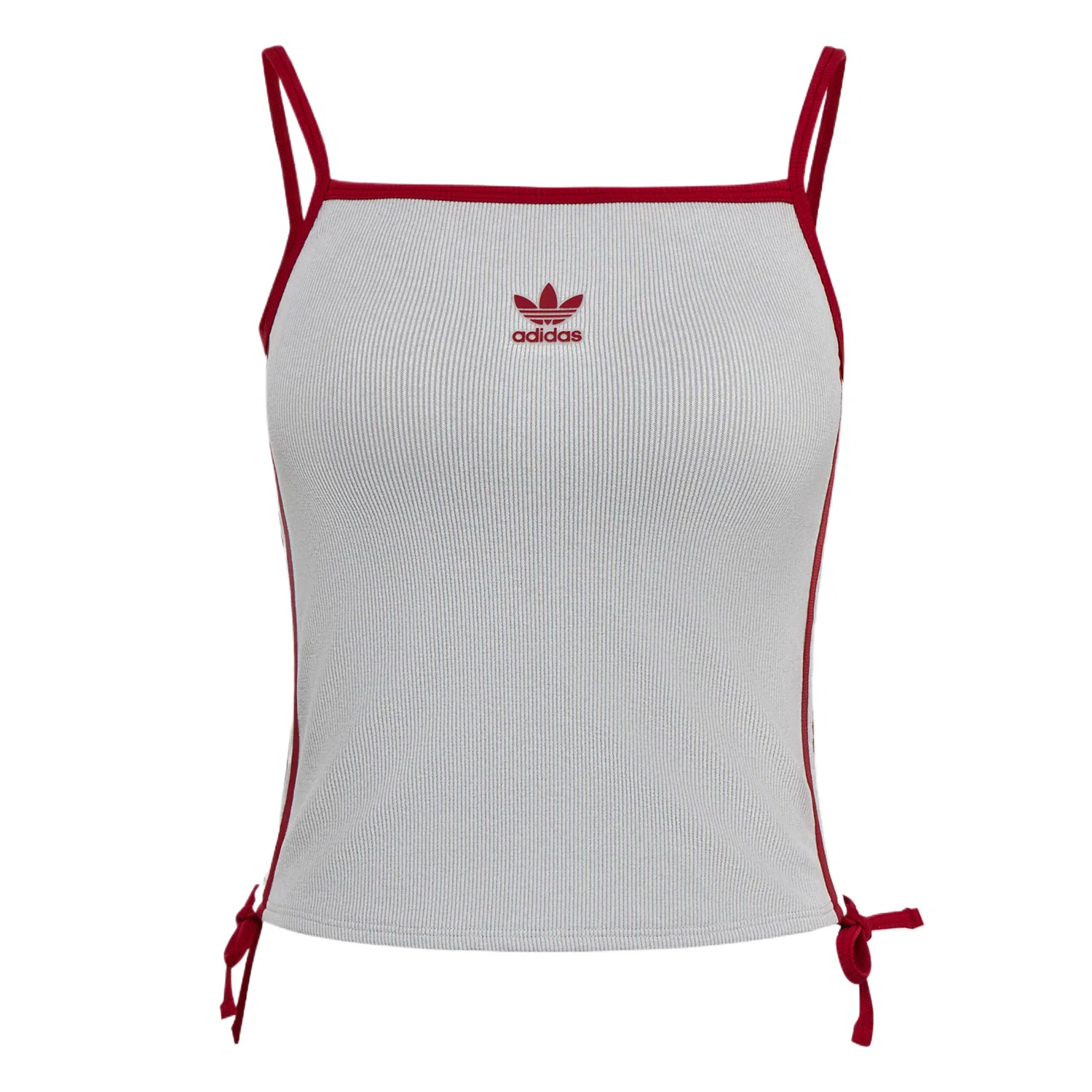 Женская майка без рукавов с квадратным вырезом Adidas Originals, Light Heather Gray