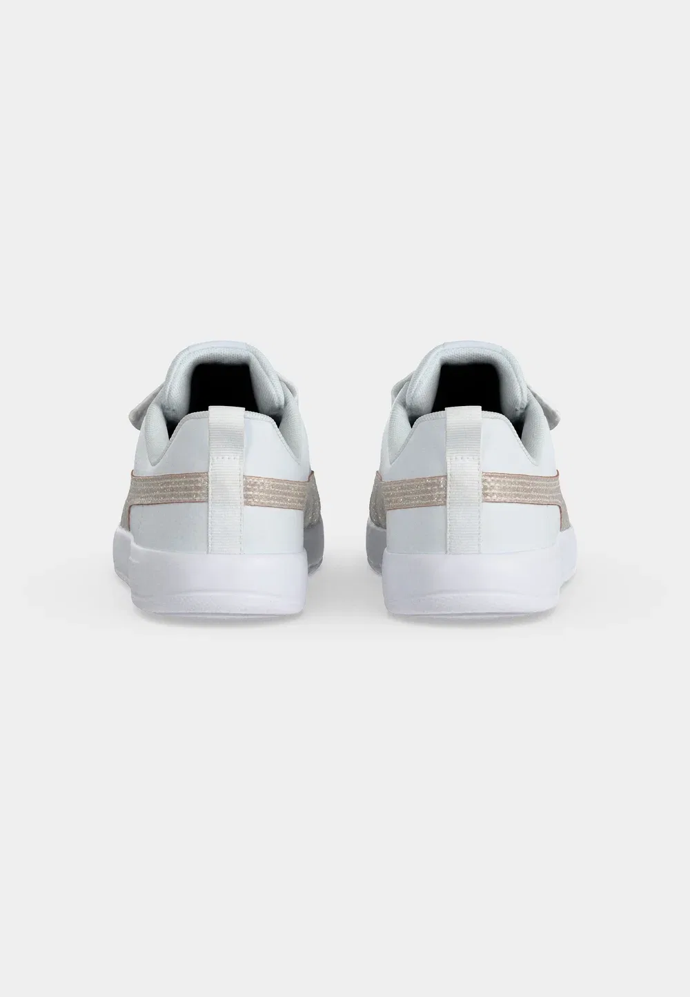 Courtflex унисекс - тренировочные кроссовки Puma, White/Misty Pink — фото 4