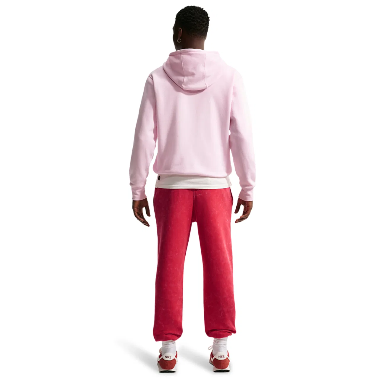 Мужские спортивные брюки CWash Club Nike, цвет University Red/University Red — фото 4