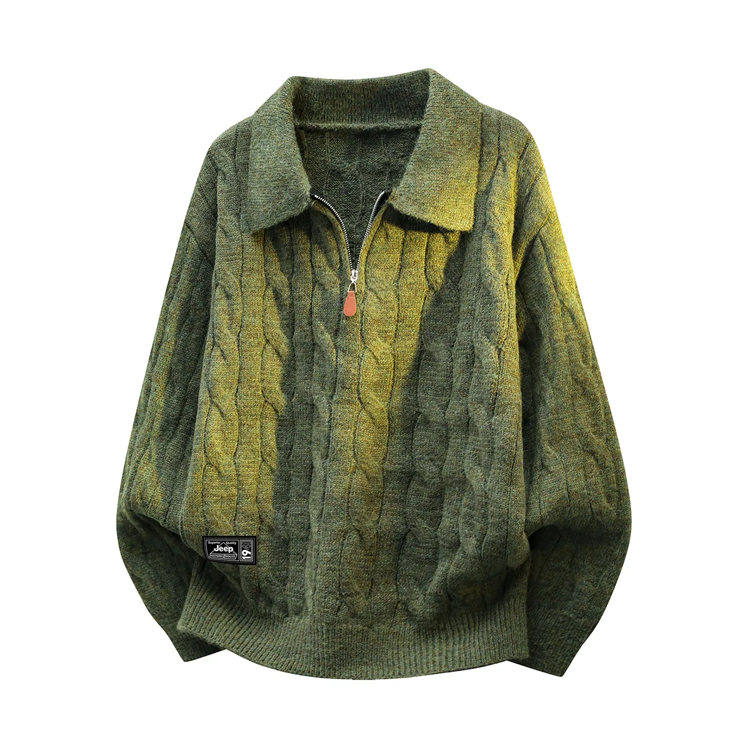 Детский джемпер с лацканами Jeep, Green
