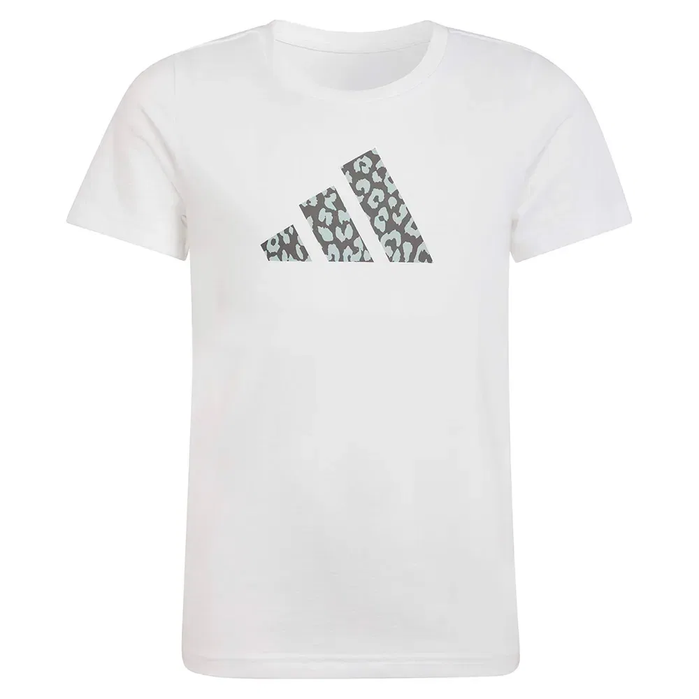 Футболка с принтом Animal Print Adidas, белый — фото 3