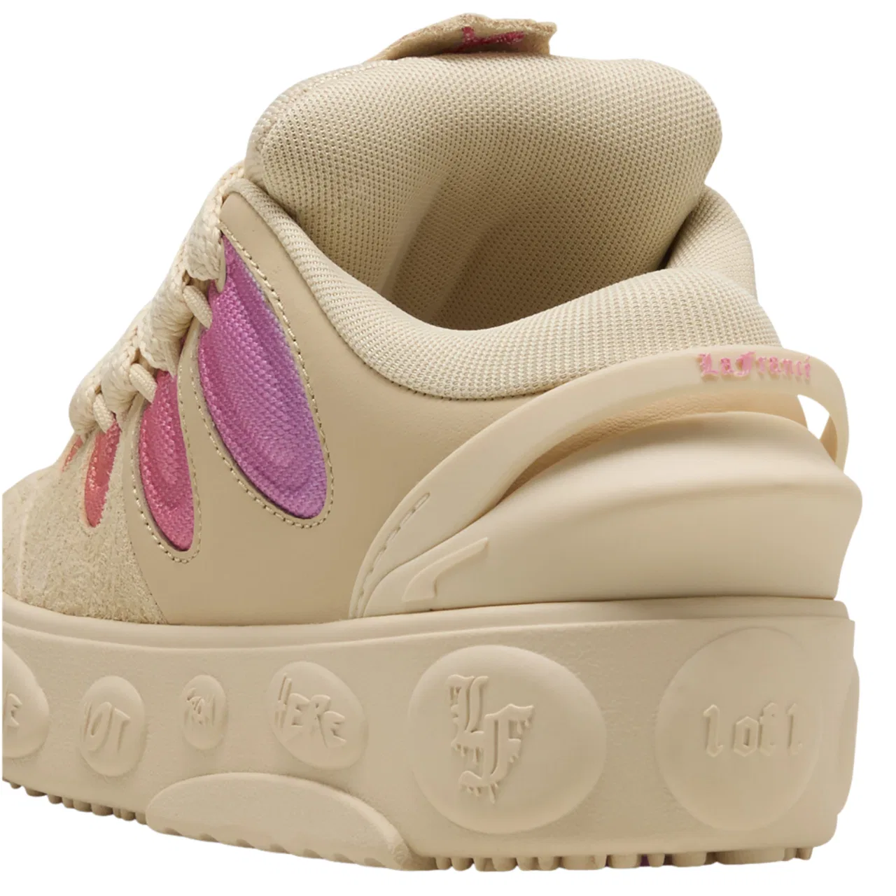Кроссовки для мальчиков LaFrance Bright Lights PUMA, цвет Canvas/Mauve Pop/Magic Rose — фото 3