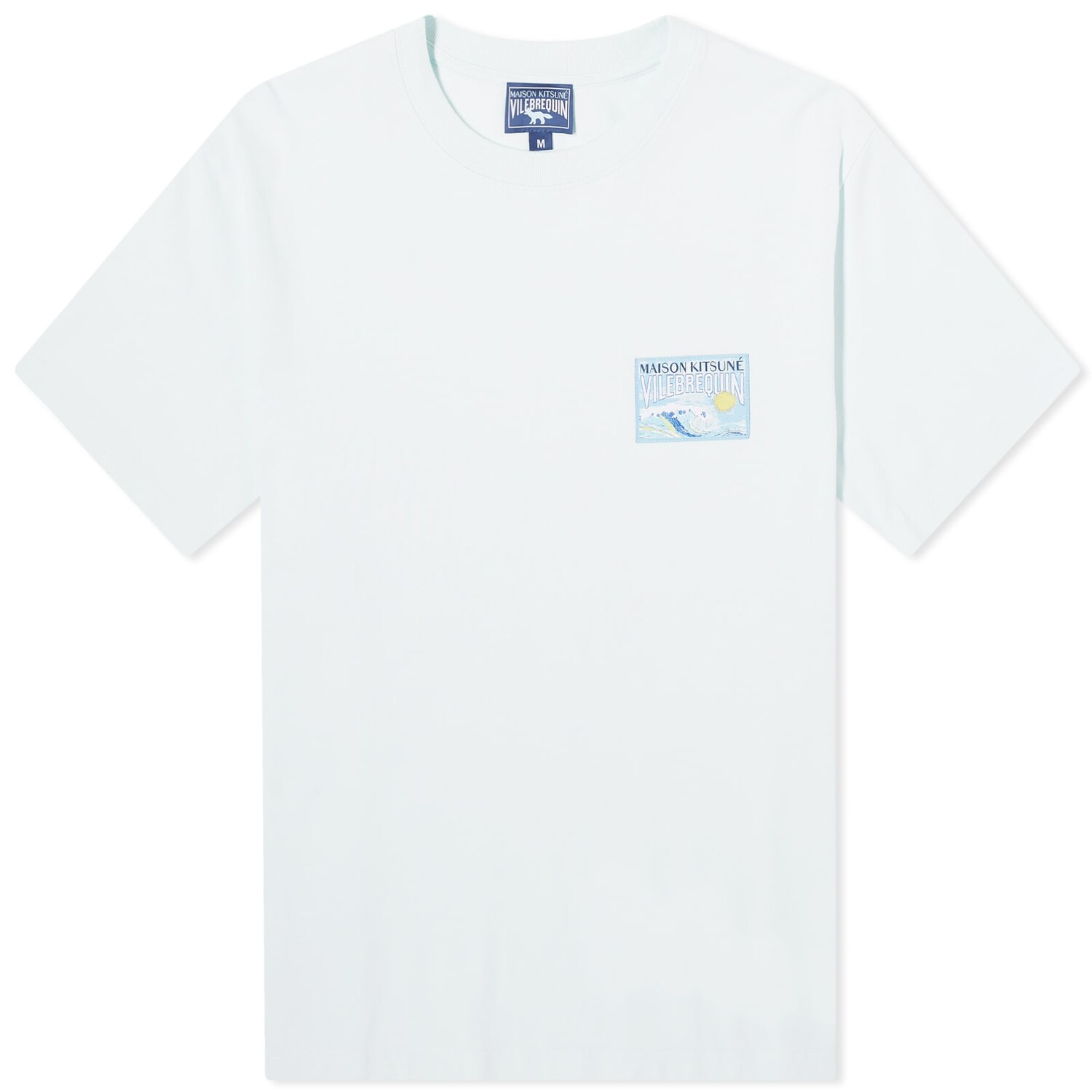 

Футболка Maison Kitsuné X Vilebrequin Comfort, голубой