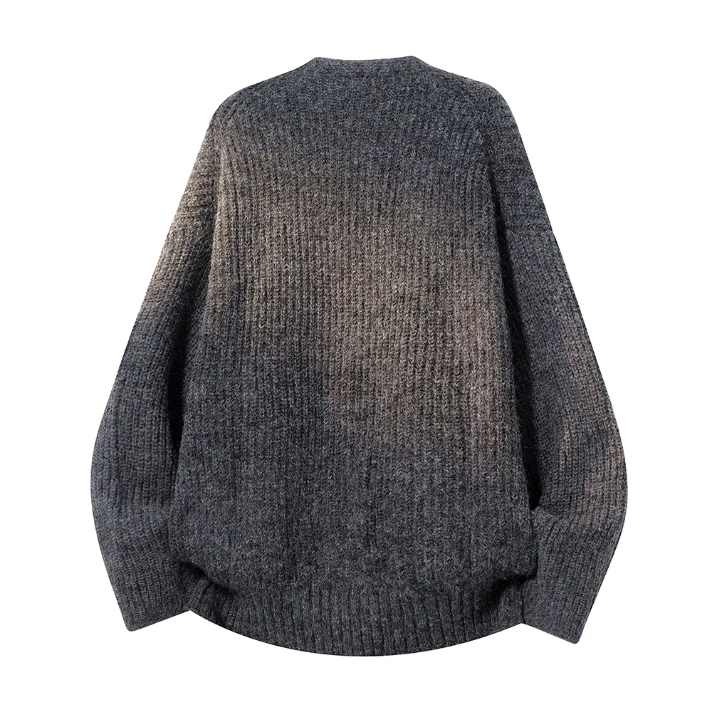 Детский кардиган с V-образным вырезом, умеренный, Dark Gray, PAL ONGACO — фото 4