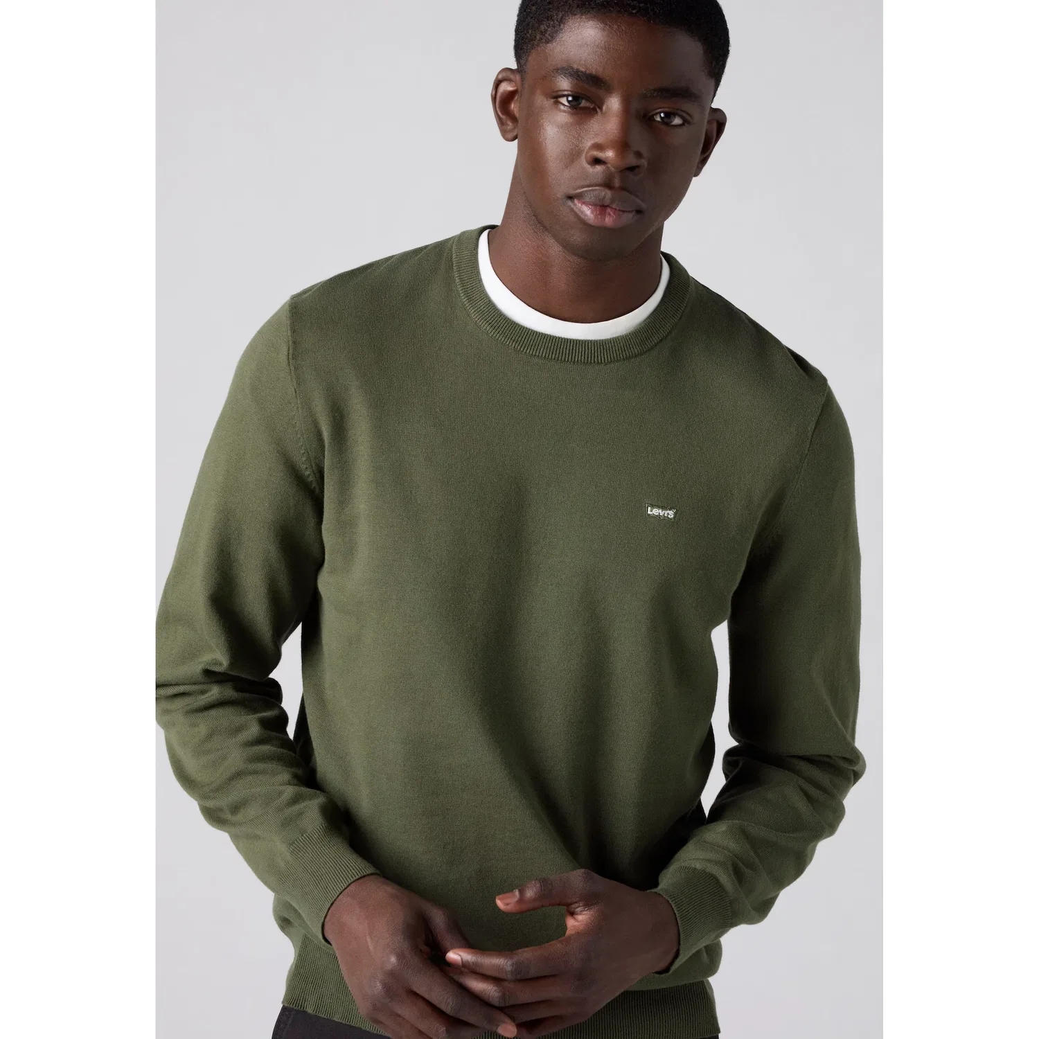Мужской свитер с круглым вырезом Lightweight Hm Sweater Levi's, Deep Depths — фото 4