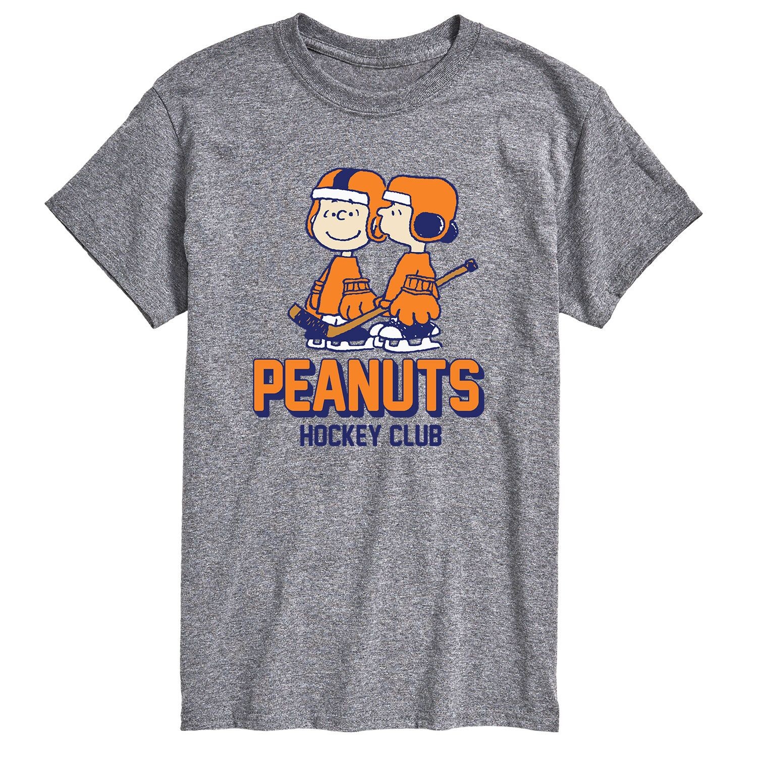 

Футболка Big & Tall Peanuts Hockey Club Licensed Character, серый