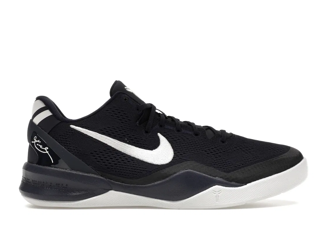 Детские кроссовки для мальчиков и девочек с низким профилем Nike Kobe 8 Protro Nike, College Navy